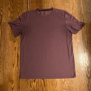 Lululemon Workout Short Sleeve Shirt Size Medium Purple